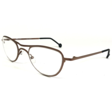Vintage la Eyeworks Eyeglasses Frames SLAM 553 Matte Brown Round 45-25-125 - £43.66 GBP
