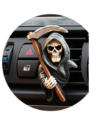 Car Air Fresheners, Grim Reaper Air Freshener with Vent Clips - £2.34 GBP