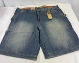 ESMX Jeans Shorts Y2K Baggy Style Men’s 44 Denim New Old Stock with Tags - £35.61 GBP