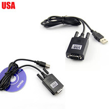 Rs232 Rs-232 Serial To Usb 2.0 Pl2303 Cable Adapter Converter For Win 7 Mac Os - £13.51 GBP