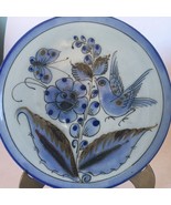 Vintage Ken Edwards Tile  Trivet Tonala Mexico Blue Bird Butterfly  7.5&quot; - €21,49 EUR