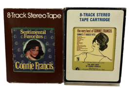 Connie Francis 8-Track Tape Sentimental Favorites &amp; The Very Best Of  Lo... - £6.95 GBP