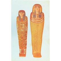 Vintage Postcard, Egyptian Coffins, Chicago Natural History Museum - £7.98 GBP