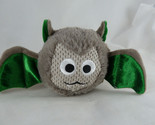 Scentsy Bitty Buddy Bat Plush CARAMEL APPLE CRAZE SCENTED Gray and green... - $5.53