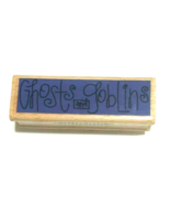 Studio G &quot;Ghosts And Goblins&quot; Halloween Rubber Stamp, Kolette Hall 1&quot; X ... - $4.95