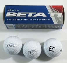Beta-Ti. 3 Pack White Golf Balls (NEW IN BOX) - $9.89