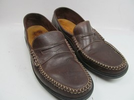 Cole Haan Brown Leather Moc Toe Penny Loafers Mens Size US 8.5 M - £22.80 GBP