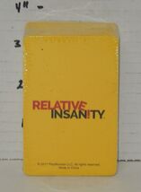RELATIVE INSANITY Board Game Replacement Set of Cards Yellow Unknown Ver... - $3.92