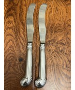 Kirk Stieff Williamsburg Royal Shell Stainless Dinner Knife - Set of 2 - $33.85