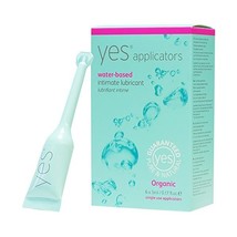 YES organic water-based intimate lubricant &amp; moisturiser - 6 x 5ml  - $24.00