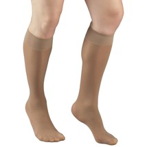 TRUFORM Lites Ladies&#39; Sheer Knee High 8-15mmHg (Beige) Small - £14.48 GBP