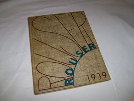 1939 The Rouser - Riverside Brookfield High School Yearbook - Riverside IL - $39.99