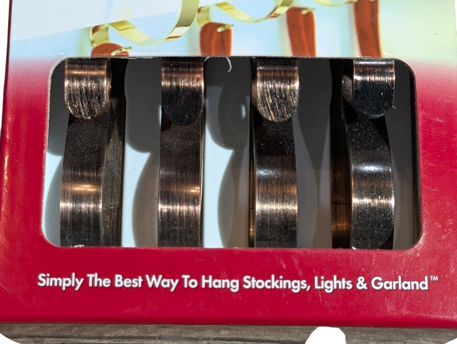 The Original MantleClips Christmas Stocking Lights Garland Holders Haute Decor Item image 4