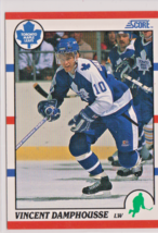 Vincent Damphousse Maple Leafs Left Wing 1990-91 Score Card # 95 Near-Mint - $1.61