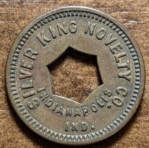 Indianapolis, Indiana IN Silver King Novelty Co. Amusement Trade Token - $4.24