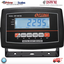 LCD Indicator Optima OP-901B Display For Floor Scale Rechargeable Power ... - £153.39 GBP