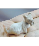 Vintage Russian Porcelain Lomonosov Miniature Scotty Scottish Terrier Dog - $377.73 MXN