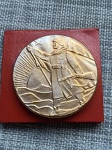 CCCP Table Medal In Honor Of 25th  Anniversary Of Drogobich Free In WW2 - $13.94