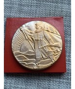 CCCP Table Medal In Honor Of 25th  Anniversary Of Drogobich Free In WW2 - £11.17 GBP