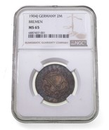 1904 Allemand États Bremen 2 Mark Classé Par NGC Comme MS-65 - $5,765.23 MXN