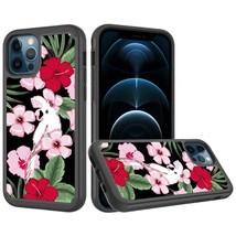 Design Tough Hybrid Case For I Phone 12 Pro Max 6.7 Charming Flowers - £6.12 GBP