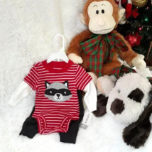 CARTER&#39;S BABY 2pc Character Top &amp; Pants Set, &quot;BABY BOY&quot; (Size 3M) ~ NEW!!! - £11.90 GBP