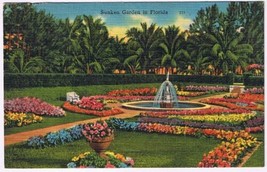 Postcard Sunken Garden In Florida - £2.31 GBP