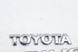 04-09 TOYOTA PRIUS REAR TRUNK LID EMBLEM HYBRID BADGE SET E1440 image 4