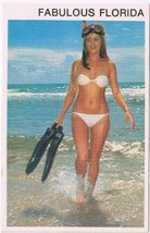 Postcard Risque Diving Is A Popular Sport Woman Bikini - £7.09 GBP