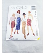 McCall&#39;s #9416 Missies Mock Wrap,Skirt In Two Lengths 8-12 Sewing Pattern - $5.87