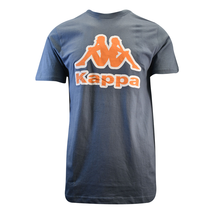 Kappa Men&#39;s T-Shirt Sky Blue Abelo Orange Chest Logo S/S Tee (S05) - £11.99 GBP