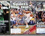 KOBE BRYANT Los Angeles Lakers SPORTS ILLUSTRATED Lot of 3 Different 200... - $13.49