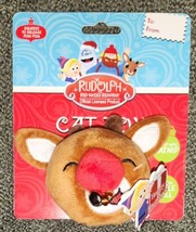 Rudolph  Cat Toy with Catnip Plush with Bell &amp; Crinkle Noise - £3.89 GBP
