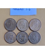 US$1 Presidential Dollar Presidents 1 to 6 Standard Circulation Coins - $10.49