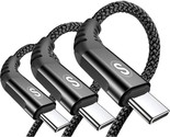 Usb Type C Cable 3.1A Fast Charging [3Pack,10Ft+6.6Ft+3.3Ft], Usb-A To U... - £22.34 GBP