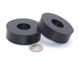 25mm id x 63mm od x 19mm Thick Rubber Spacers Thick Washers Various pack sizes - £9.02 GBP+