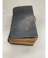 RARE HOLY BIBLE 1861 HET NIEUWE Testament DUTCH Book Antique Leather - £117.16 GBP