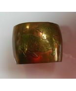 Vintage Wide Copper/Brass Ram Cuff Bracelet - $89.27 CAD