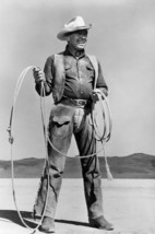 Clark Gable Full Length Cowboy Pose With Lasso Misfits In Desert 24X36 Poster - £23.58 GBP