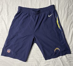 Nike Shorts Men’s Size Med Blue San Diego Chargers NFL Activewear 748431 - $298.23 MXN