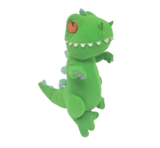 9" Nanco 2000 Rugrats Reptar Green T-REX Dinosaur Stuffed Animal Plush Toy - $27.55