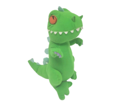 9&quot; NANCO 2000 RUGRATS REPTAR GREEN T-REX DINOSAUR STUFFED ANIMAL PLUSH TOY - £22.07 GBP