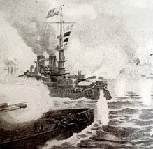 Bombing Of Puerto Rico San Juan 1899 Victorian Print Sampson&#39;s Naval Squ... - £23.53 GBP