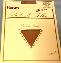  Hanes Pantyhose Size A Nude Sandlefoot Barely There Irregular New in Pkg - £6.23 GBP