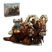 Tusken Raider Transport Model Building Blocks Bantha MOC Brick Toy Set Kids Gift - £32.54 GBP+