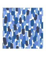 Waverly Inspirations Cotton 18&quot; x 21&quot; Dabbles Blue Lapis Color Fat Quarter - £3.17 GBP