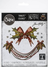 Sizzix Thinlits Dies By Tim Holtz 10 Per Pkg Deck The Halls, Colorize - $1,086.42 MXN