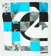 SOME FLAWS - Quiksilver Logo Brand Kids Tee - White Shirt Youth Size 4 - £3.93 GBP