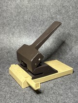 ELBA 49480 Heavy-Duty Hole Punch — Cast Iron — Vintage Office Tool Up To... - $44.35