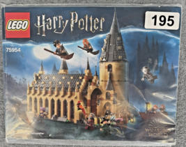 LEGO 75954 Harry Potter Hogwarts Great Hall Instruction Manual Only OEM ... - $14.84